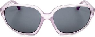 Linda Farrow DRIES VAN NOTEN DVN43 C4 Mens Sunglasses Purple Size 60
