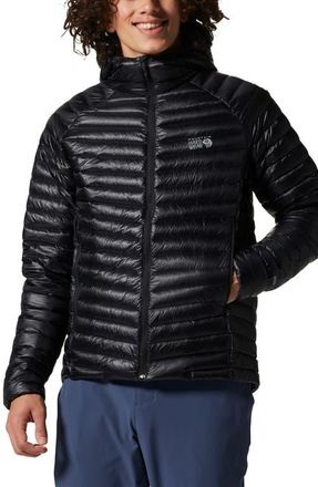 Mountain Hardwear Ghost Whisperer Packable 800-Fill-Power Down Hooded Jacket in Black at Nordstrom, Size Xx-Large