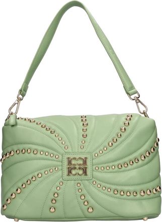 La Carrie Oyster Bag - Dames - Schoudertassen - Groen - ONE Size - Leer - Tassen