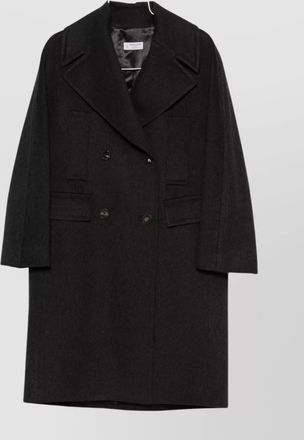 Alberto Biani long double-breasted coat pockets