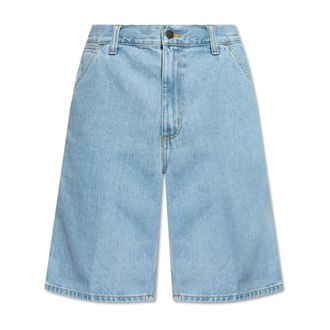 Carhartt Work in Progress Korte Broeken, Heren, Blauw, W30, Katoen, Cargo shorts