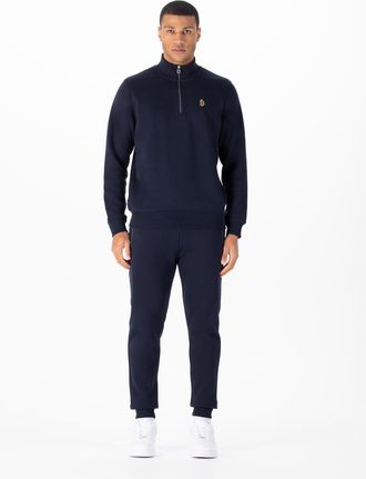 Luke 1977 Mens Sydney 1000 Tracksuit in Blue Cotton - Size X-Large