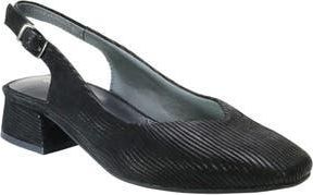 David Tate Sugar Slingback Pump in Black Nappa at Nordstrom Rack, Size 9.5