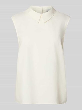 Marc O'Polo Denim Marc OPolo Denim Regular Fit Blusentop mit Hemdblusenkragen in Weiss, Gr&ouml;&szlig;e XS