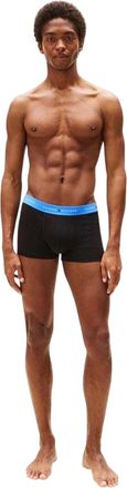 Tommy Hilfiger Klassieke boxershorts van katoenmix voor heren (set van 3) (Oranje/Blauw/Groen)