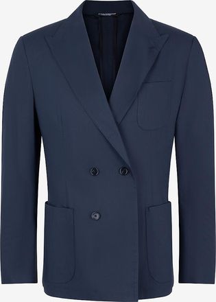 Dolce & Gabbana Zweireihiger Blazer aus Popeline
