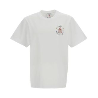 Casablanca T-Shirts, male, White, Size: XL Classic T-Shirt