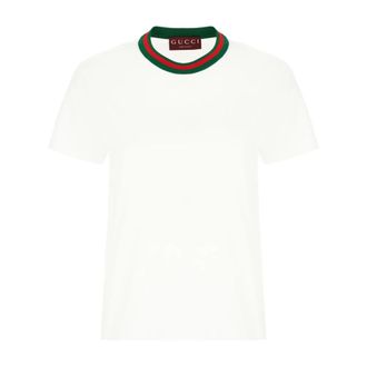 Gucci Mujer, Camisetas, Blanco, Talla: L