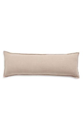 Nordstrom Washed Linen Accent Pillow in Tan Thread at Nordstrom