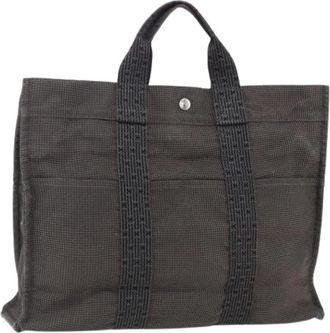 Herm&egrave;s Pre-owned Tote Bags, female, Gray, Size: ONE SIZE Pre-owned Vintage Tote Bag