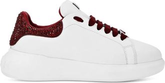 Philipp Plein Sneakers met stras - Rood