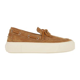 Hogan Sailor Shoes, female, Brown, Size: 10 US Crosswind Boat Shoes