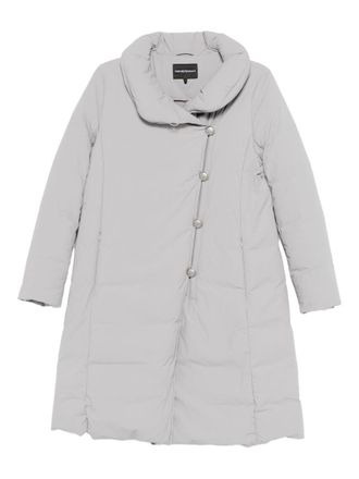 Emporio Armani Nylon Midi Down Jacket