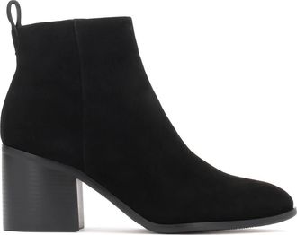 Kazar Tijdloze zwarte su&egrave;de laarzen - Dames - Laarzen met Hak - Zwart - 36 EU - Su&egrave;de - Schoenen
