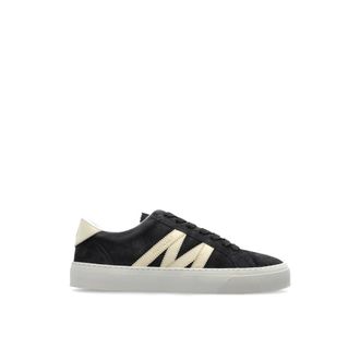 Moncler Monaco Logo Low-Top Trainers - female - Moncler - Sneakers - Blue - 6 1/2 UK - Shoes