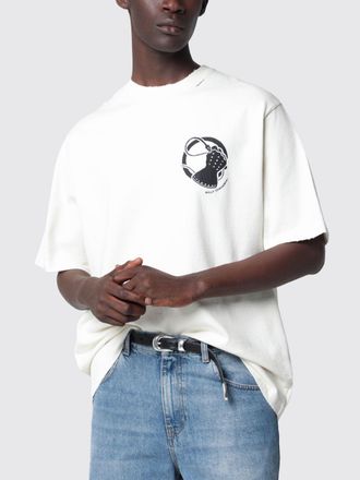 Willy Chavarria T-shirt girocollo in cotone relaxed fit con stampa logo e slogan