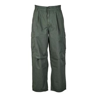 Carhartt Work in Progress Carhartt Wip, Wide Trousers, male, Green, Size: W34 Kole Cargo Wide Trousers