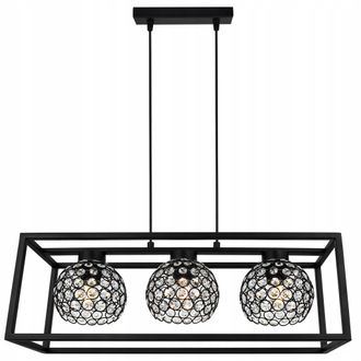 OEM L&aacute;mpara Colgante Elegante Jaula Bola De Cristal