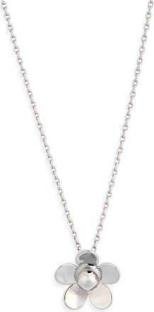Marc Jacobs Mini Daisy Pendant Necklace in Silver at Nordstrom