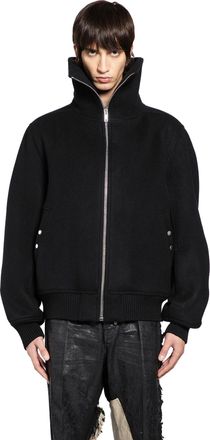 Rick Owens Blixa Dracucollar Wool Jacket