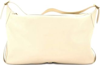 Celine Romy Leather Large shoulder bag - Beige