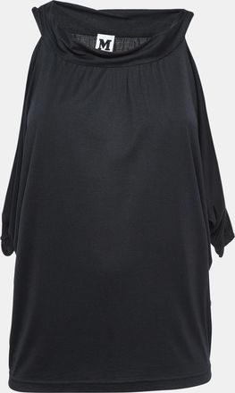 M Missoni Black Jersey Sleeveless Blouse