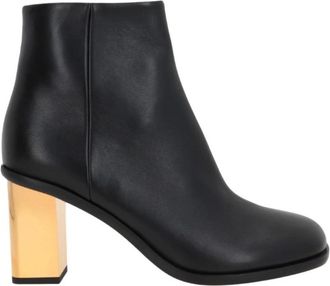 Chlo&eacute; Rebecca Enkellaars - Dames - Laarzen met Hak - Zwart - 38 1/2 EU - Leer - Schoenen
