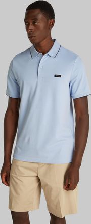 Calvin Klein STRETCH PIQUE TIPPING POLO mit Streifendetail am Kragen