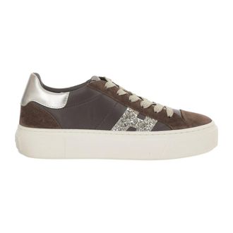 Hogan Crosswind Trainers - female - Hogan - Sneakers - Brown - 5 1/2 UK - Shoes