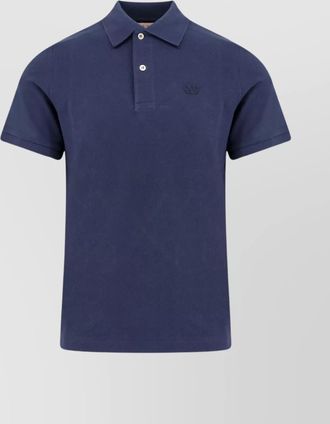 Valentino cotton piqu&eacute; logo-embroidered polo shirt