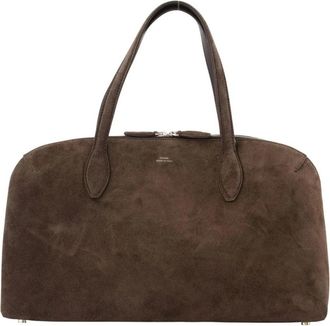 Toteme Medium Suede Day Tote - Dames - Shoppers - Bruin - ONE Size - Leer - Tassen