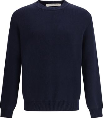 Golden Goose Mens Sweater Golden Dark Blue Cotton