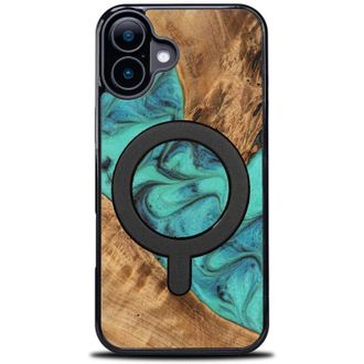 OEM Funda Bewood Unique Para Iphone 16 - Turquesa Con Magsafe