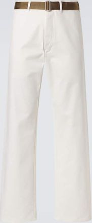 Plan C Belted straight jeans