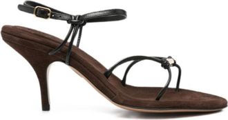 Chlo&eacute; Black Ankle Strap Heels