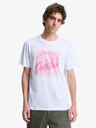 Quiksilver T-Shirt QUIKSILVER RETRO MOOD SHORT SLEEVE, Herren, Gr. XXL (56), wei&szlig;, Obermaterial: 100% Baumwolle, Shirts T-Shirt