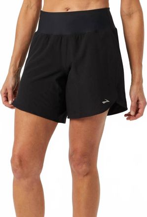Brooks Womens Chaser 7 Shorts In Black