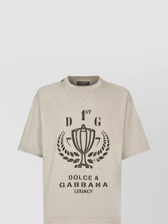 Dolce & Gabbana graphic print crew neck t-shirt