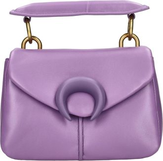 La Carrie Faux leren bucket bag - Dames - Handtassen - Paars - ONE Size - Leer - Tassen