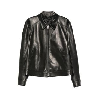 Tom Ford Nappa Grain Leren Bikerjack - Heren - Leren en Su&egrave;de Jassen - Zwart - M - Jassen