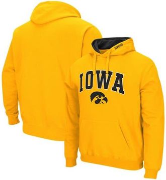 Colosseum Mens Colosseum Gold Iowa Hawkeyes Arch & Logo 3.0 Pullover Hoodie at Nordstrom, Size Medium