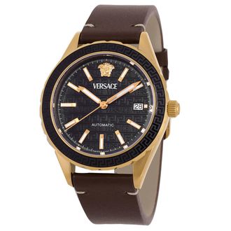 Versace Hellenyium Automatic Black Dial Mens Watch VEQCA0224