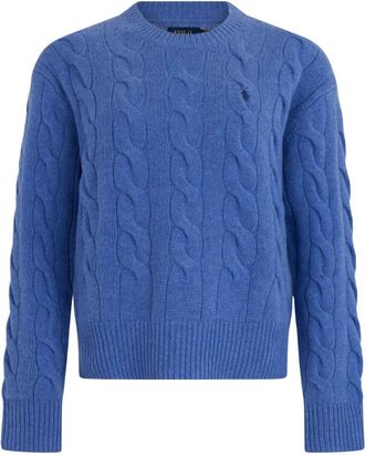 Polo Ralph Lauren Truien - Dames - Ronde hals truien - Blauw - XS - Truien & Vesten