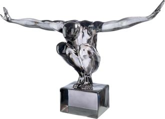 Schubiger M&ouml;bel Figur Gris, Acryl, Grau H: 34 cm