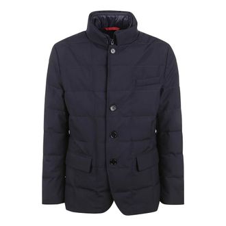 Fay Light Jackets, male, Blue, XL, Quilted Jacket