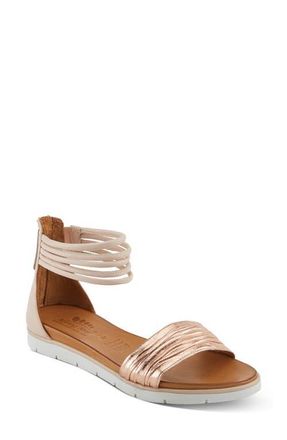 Spring Step Mexa Metallic Sandal in Rose Gold at Nordstrom, Size 7.5-8Us