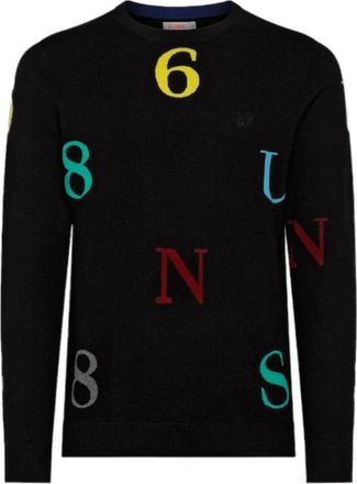 Sun 68 Heren, Truien, Zwart, Maat: 2XL Wol