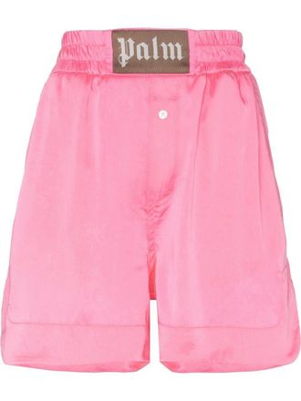 Palm Angels Shorts Palm Boxer con logo - Rosa