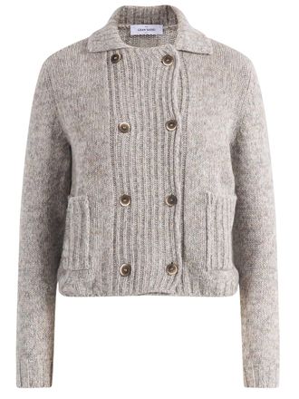 Gran Sasso Ribbed Virgin Wool-Blend Double-Breasted Jacket
