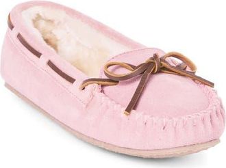 Minnetonka Cally Slipper in Blush Pink Suede at Nordstrom, Size 10